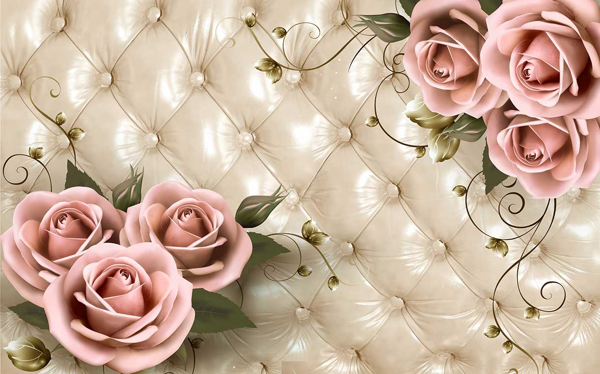 پوستر طرح گل ۳D1101