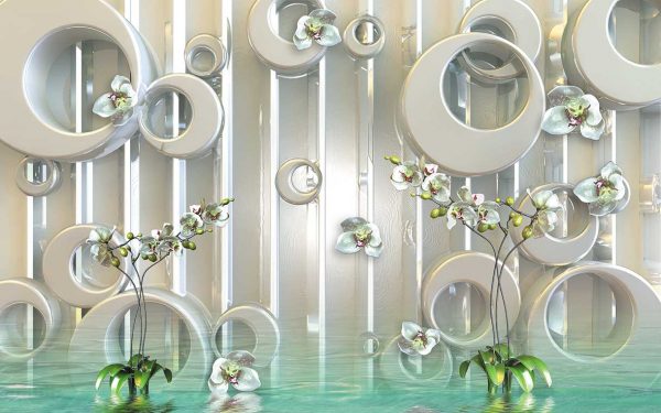 پوستر طرح گل 3D1112