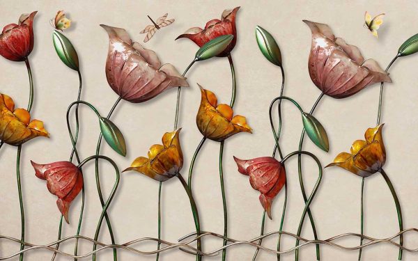 پوستر طرح گل 3D1124