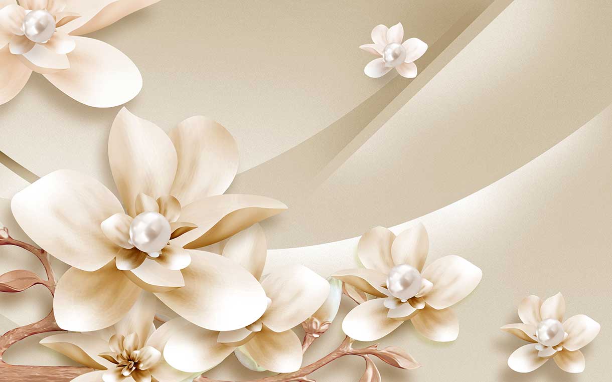 پوستر طرح گل ۳D1128