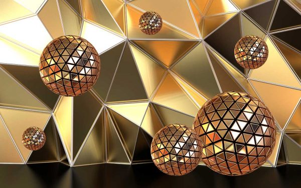 پوستر طرح گوی 3D1152