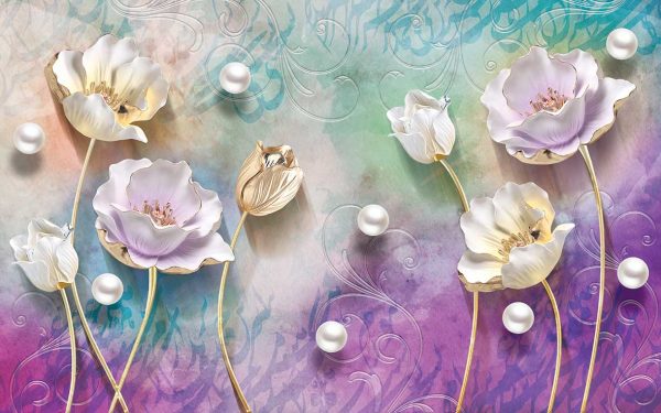 پوستر طرح گل 3D1154