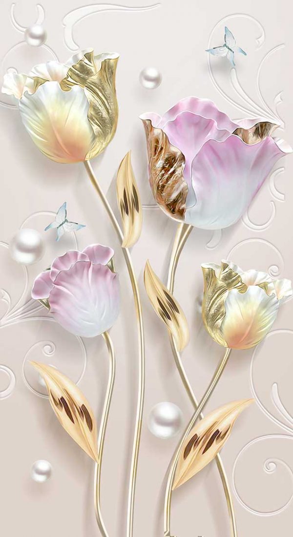 پوستر طرح گل 3D1155