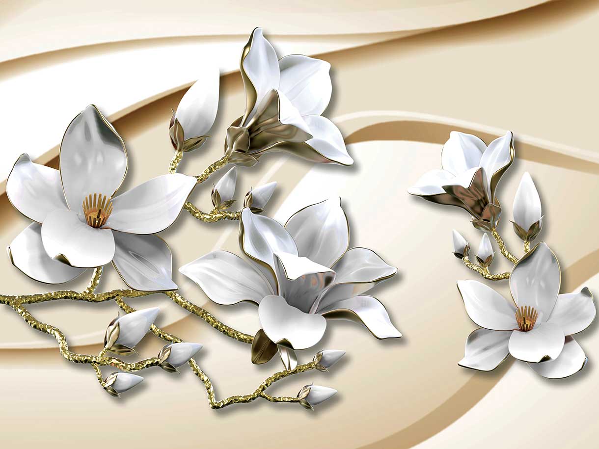 پوستر طرح گل ۳D1157