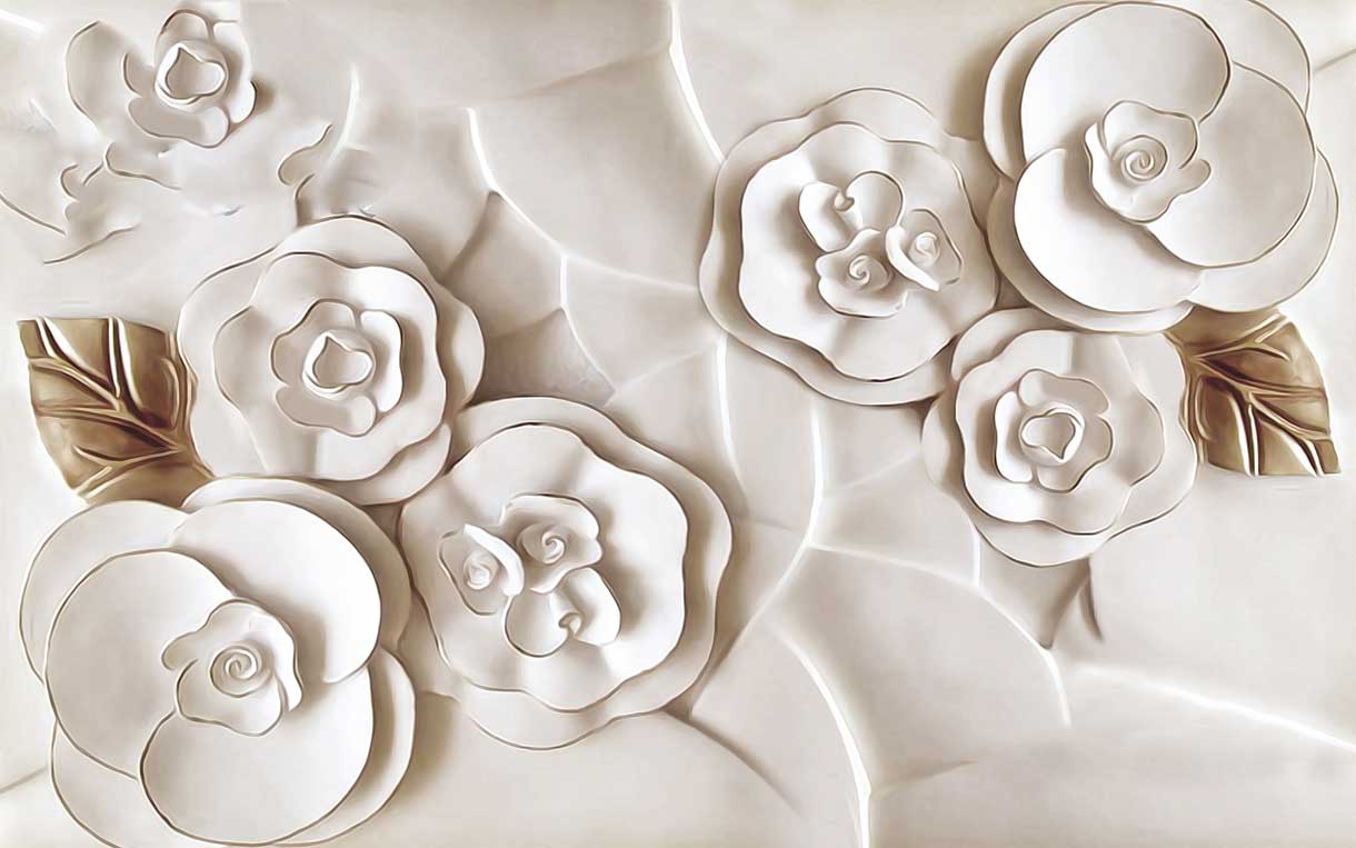 پوستر طرح گل ۳D1159