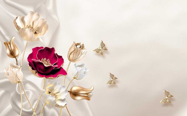 پوستر طرح گل 3D1166