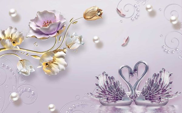 پوستر طرح گل 3D1183