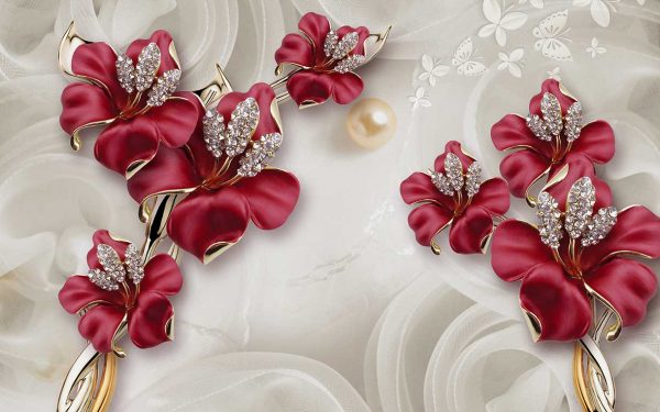 پوستر طرح گل 3D1191