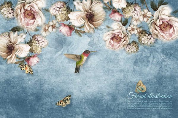 پوستر طرح گل 3D1194