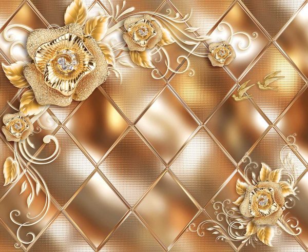 پوستر طرح گل 3D1204