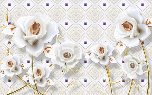 پوستر طرح گل 3D1206