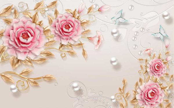 پوستر طرح گل 3D1216