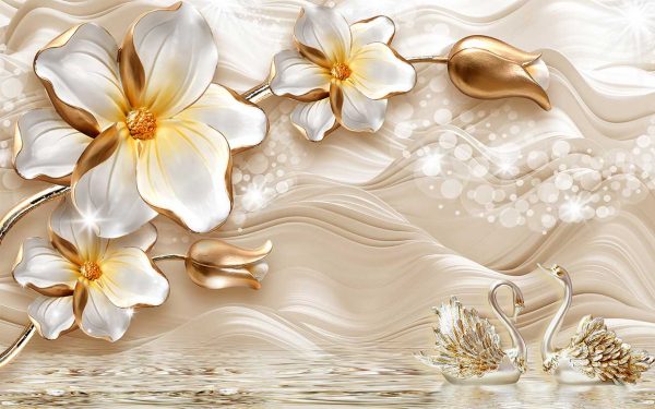 پوستر طرح گل 3D1233