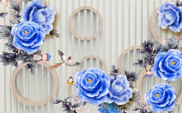 پوستر طرح گل 3D1243