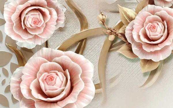 پوستر طرح گل 3D1245