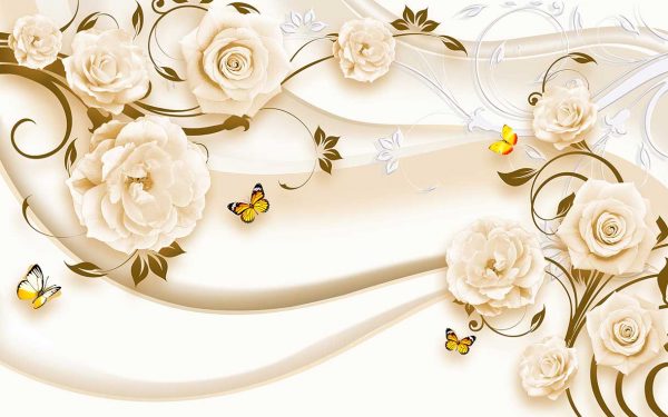 پوستر طرح گل 3D1246