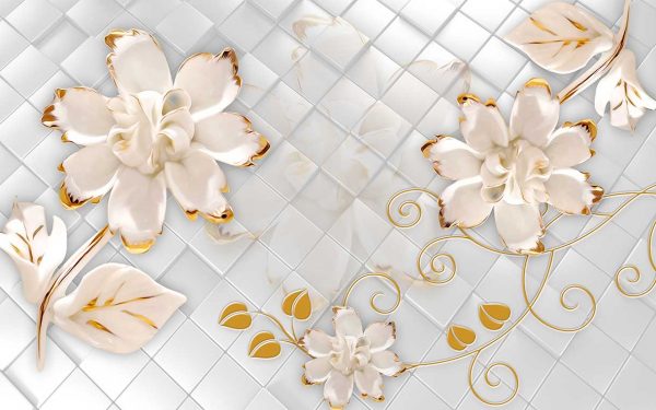 پوستر طرح گل 3D1249