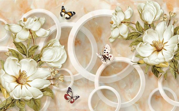 پوستر طرح گل 3D1251