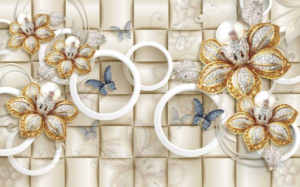 پوستر طرح گل 3D1267