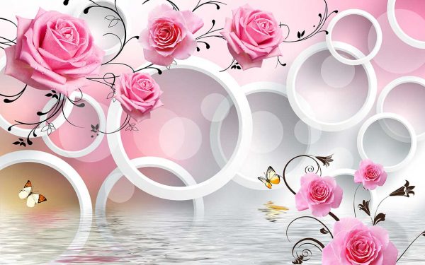 پوستر طرح گل 3D1269