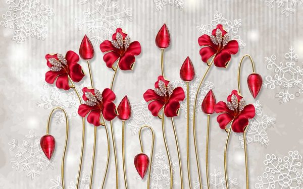 پوستر طرح گل 3D1270