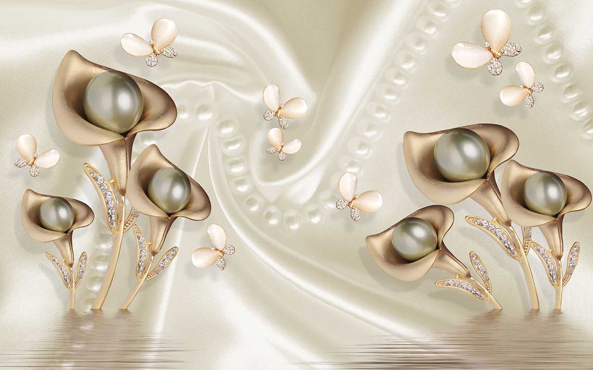 پوستر طرح گل ۳D1278