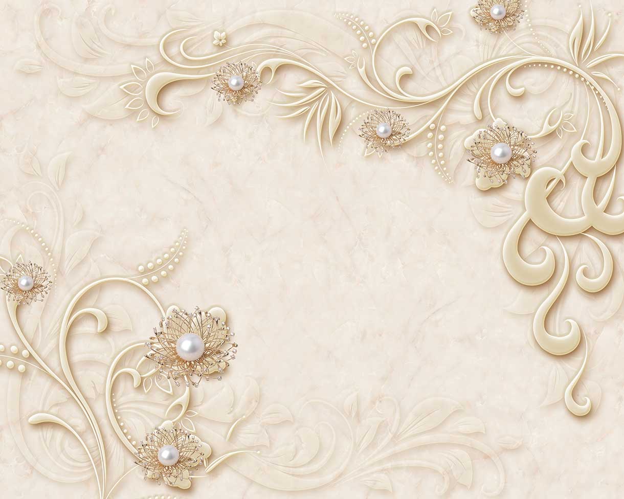 پوستر طرح گل ۳D1296