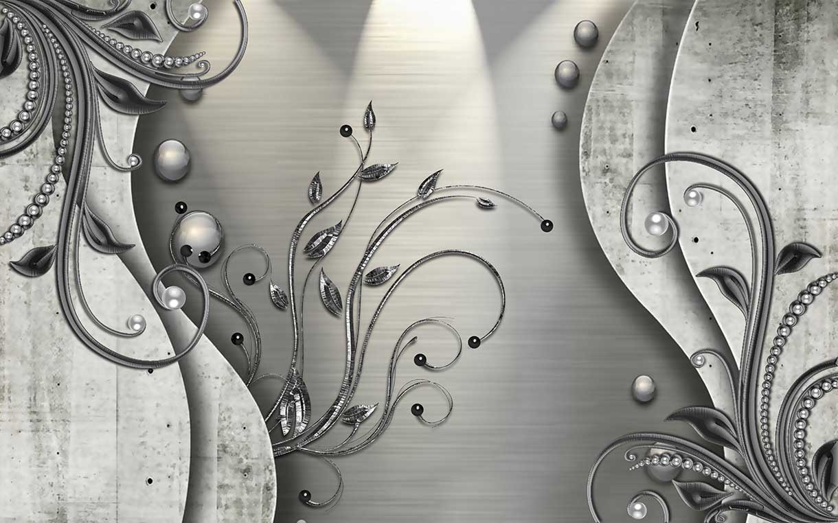 پوستر طرح گل ۳D1297