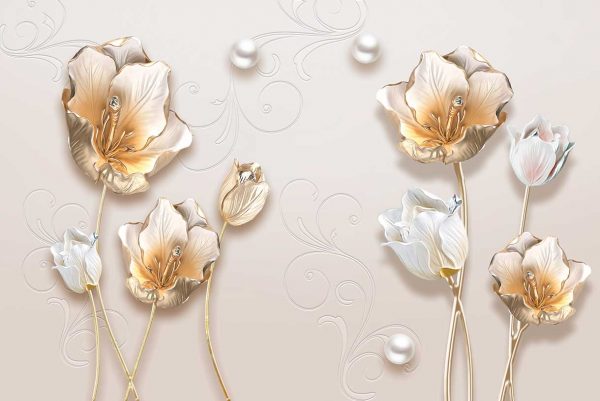 پوستر طرح گل 3D1300