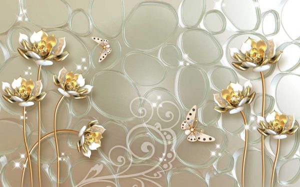 پوستر طرح گل 3D1306