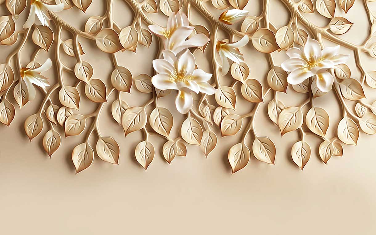 پوستر طرح گل ۳D1312