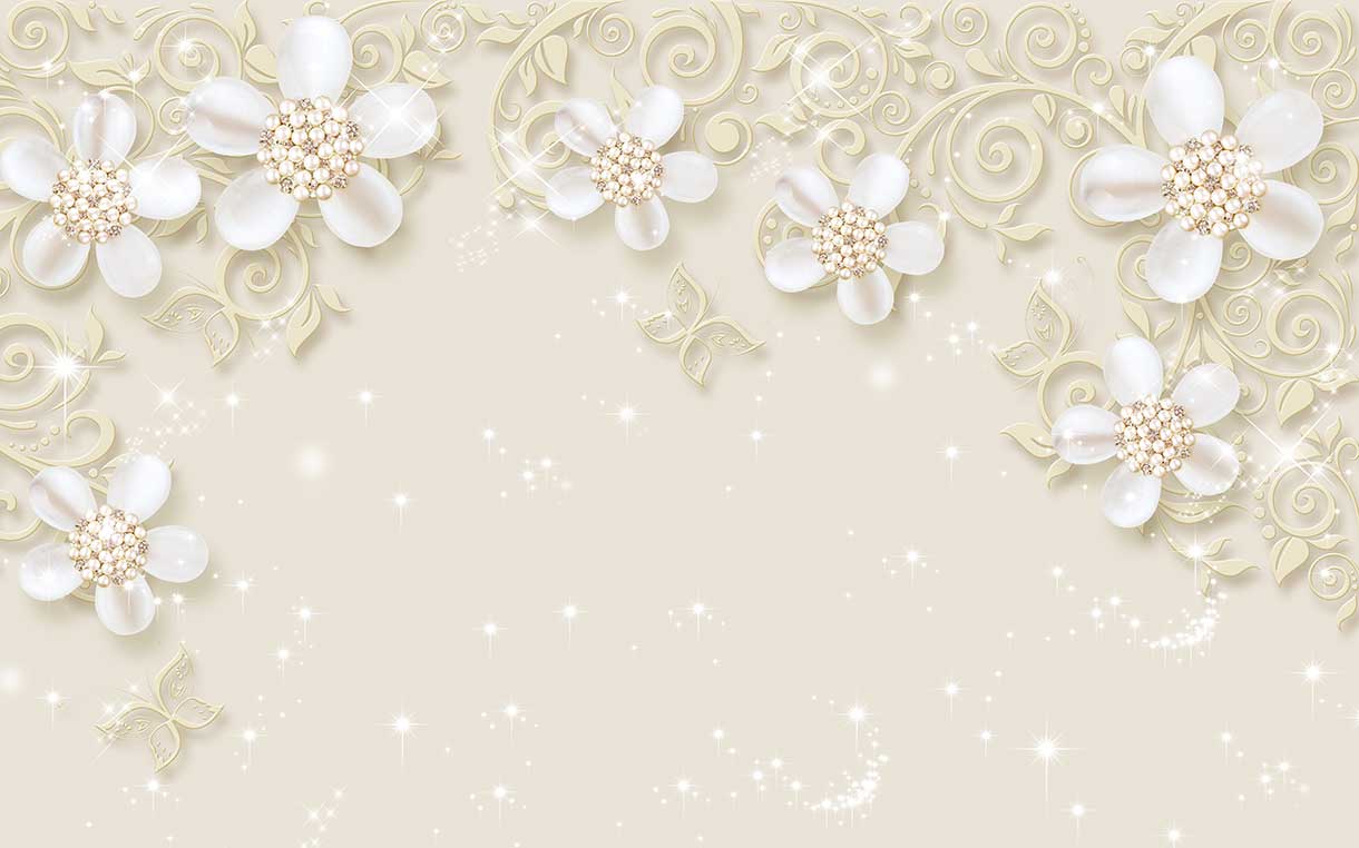 پوستر طرح گل ۳D1313