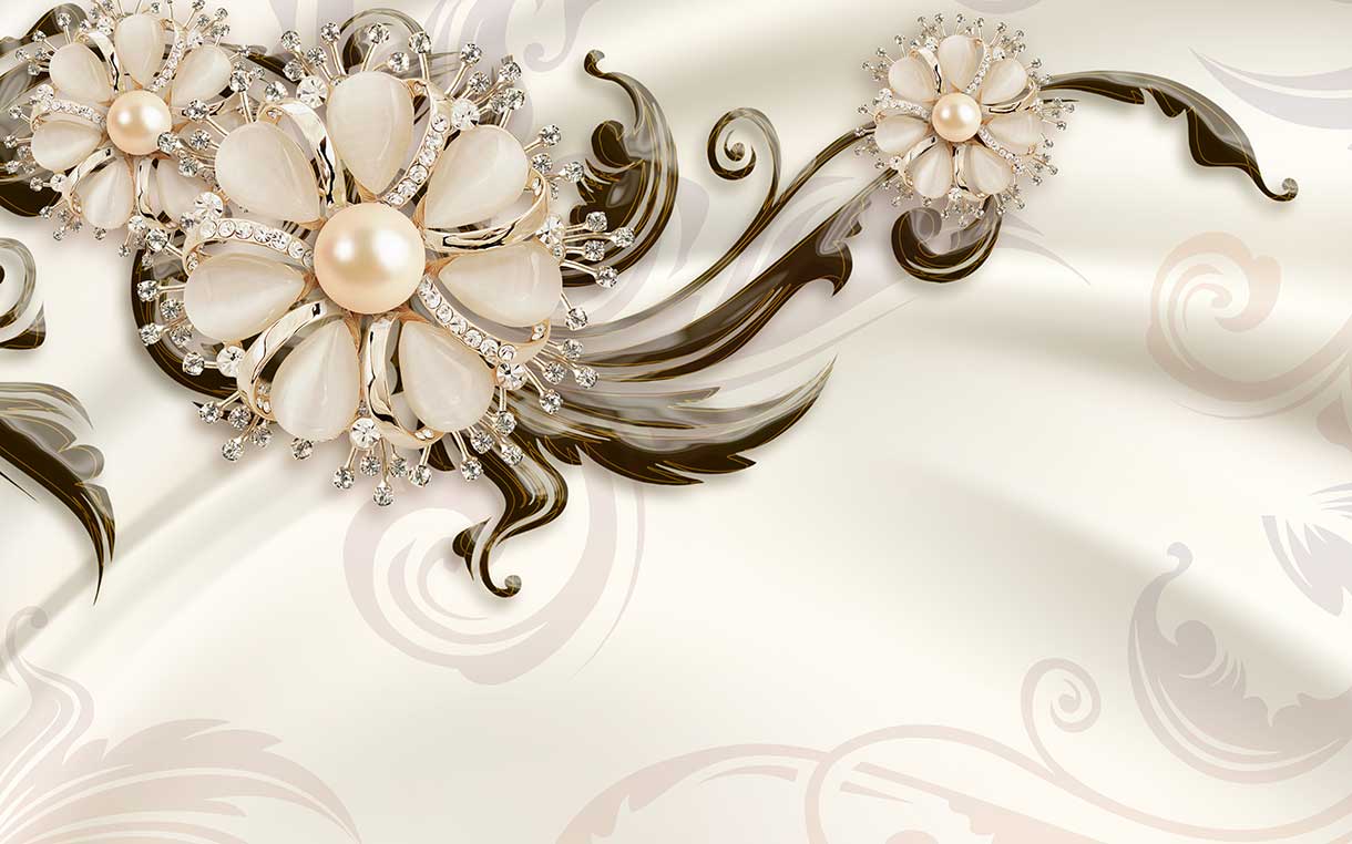 پوستر طرح گل ۳D1318