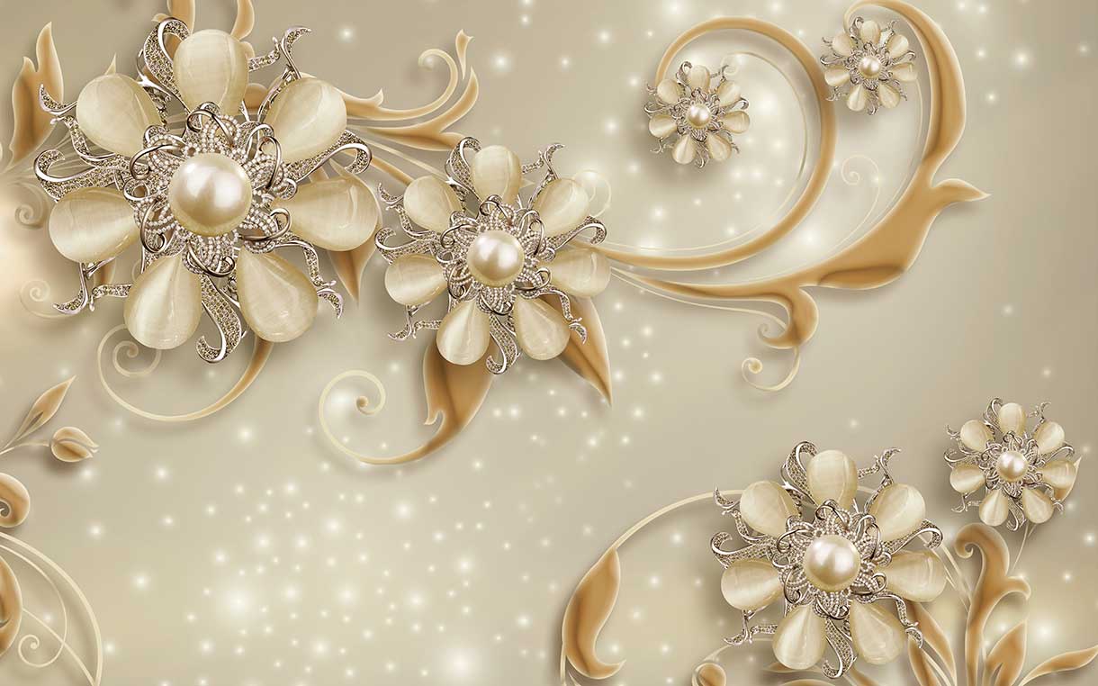 پوستر طرح گل ۳D1320