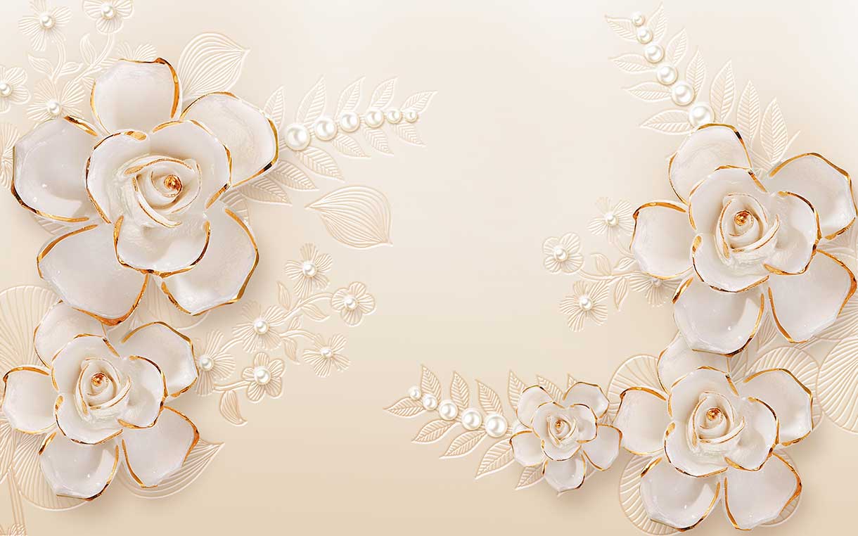 پوستر طرح گل ۳D1321