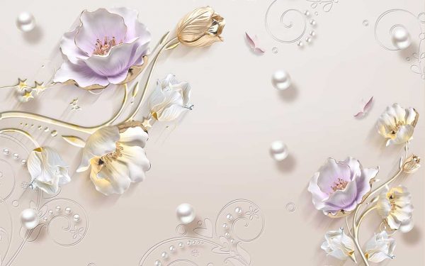 پوستر طرح گل 3D1322