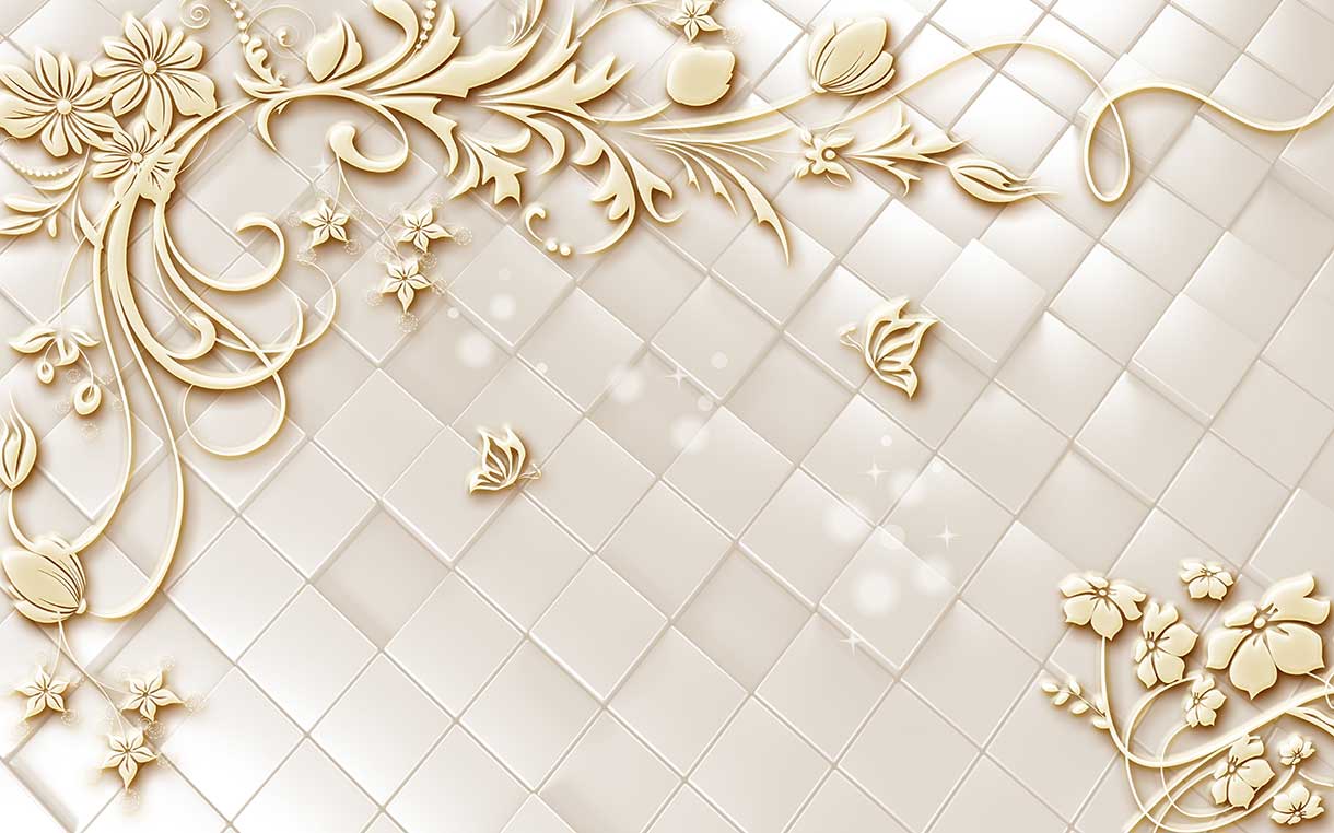 پوستر طرح گل ۳D1325