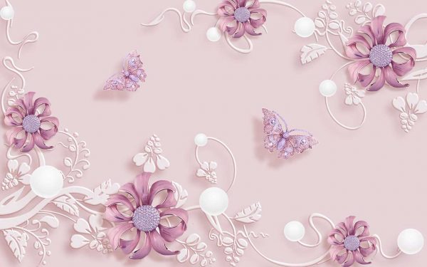 پوستر طرح گل 3D1327