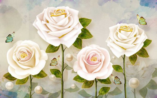 پوستر طرح گل 3D1331