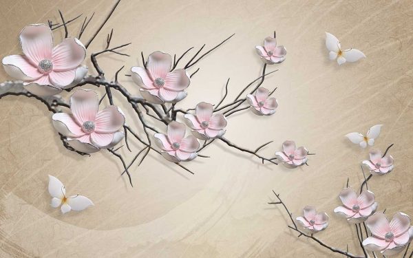 پوستر طرح گل 3D1337