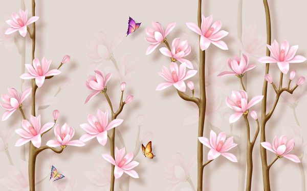 پوستر طرح گل 3D1342