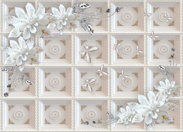 پوستر طرح گل 3D1343