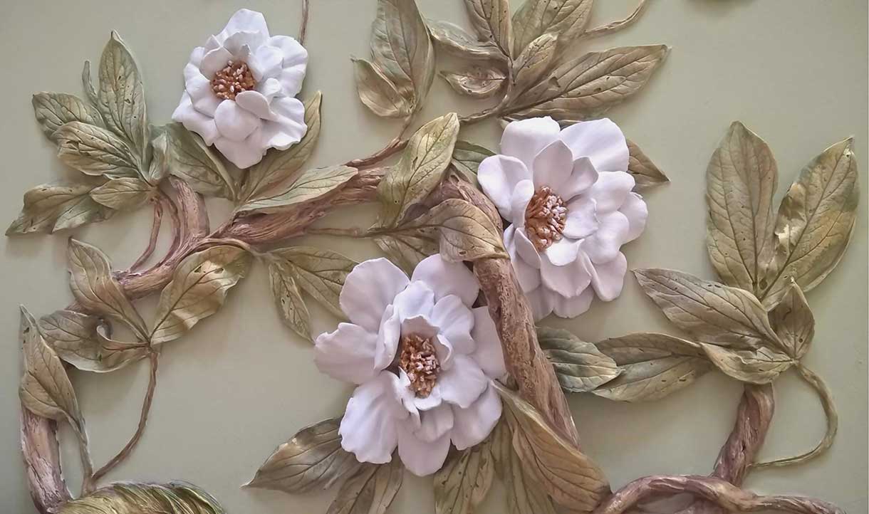 پوستر طرح گل ۳D1345