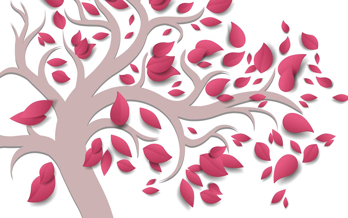 پوستر طرح درخت ۳D1345