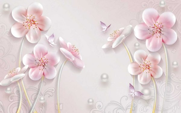 پوستر طرح گل 3D1356