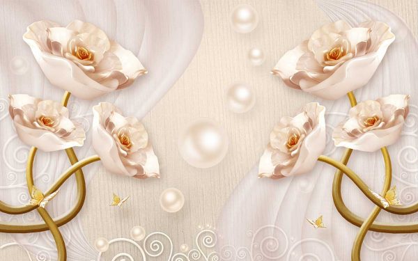 پوستر طرح گل 3D1357