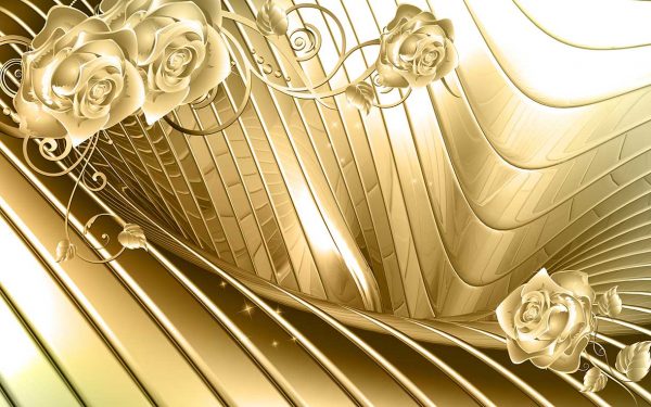 پوستر طرح گل 3D1375