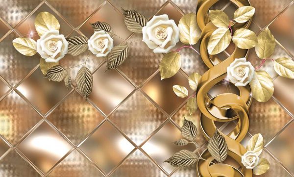 پوستر طرح گل 3D1376