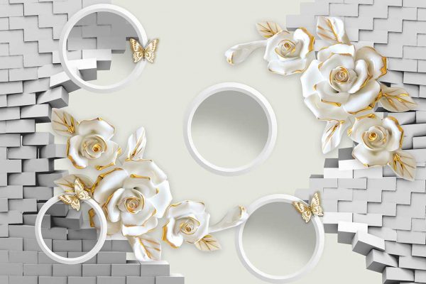 پوستر طرح گل 3D1377