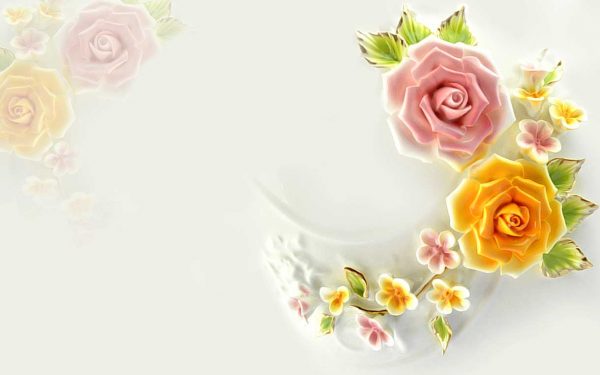 پوستر طرح گل 3D1390